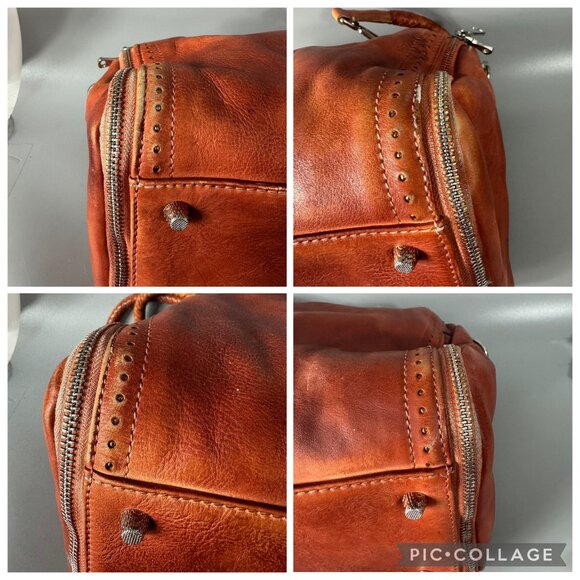 Old Trend Lily Leather Satchel with Crossbody Strap - Picture 14 of 15